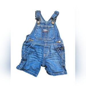 OshKosh B’gosh Baby Denim Shortalls 9M – Retro Vintage-Inspired Jean Overalls